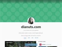 Tablet Screenshot of dianuts.com